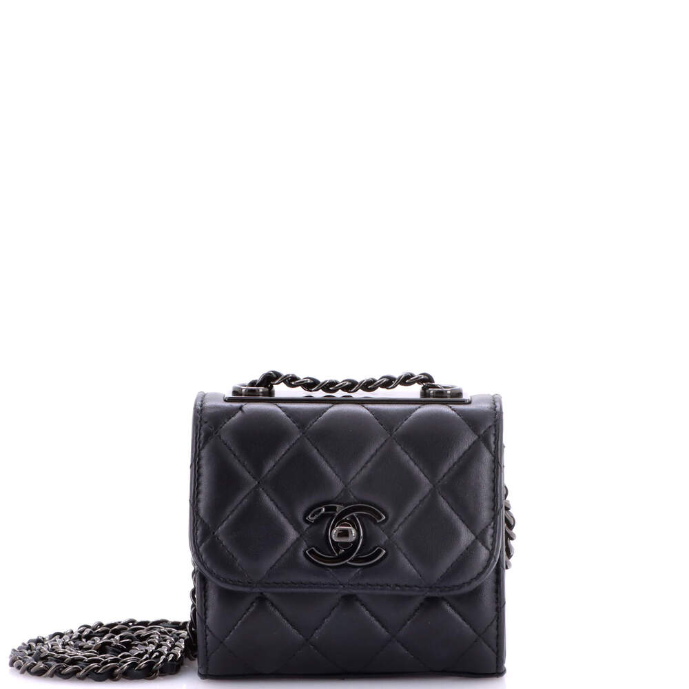 Chanel So Black Trendy Cc Clutch With #262224C38B